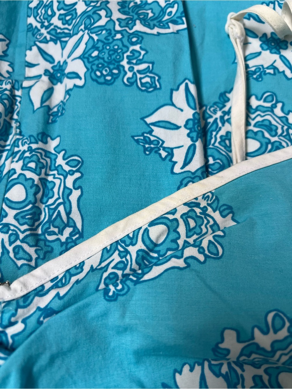 Smart Set Turquoise Paisley Slip Dress – Size 5 - Picture 6 of 6